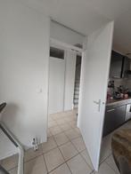 Opdek deur met aluminum kozijn en bovenlicht, Ophalen, 80 tot 100 cm, Binnendeur, Zo goed als nieuw