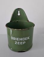 Driehoekzeep emaille zeephouder / zeepbakje / driehoek zeep, Antiek en Kunst, Ophalen of Verzenden