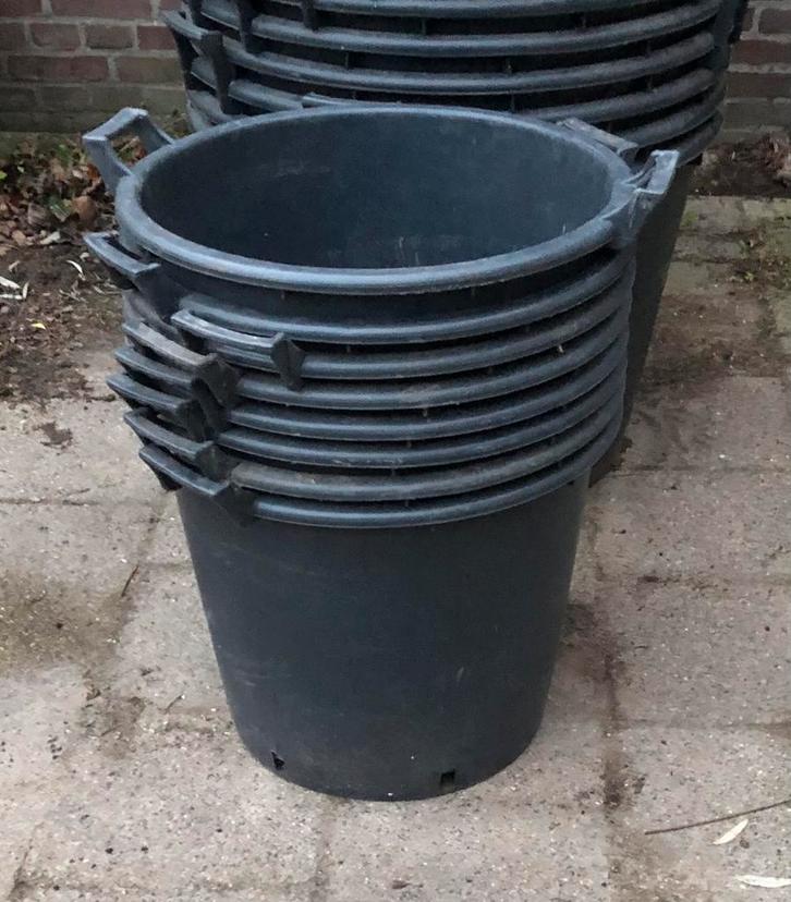 Gebruikte plantenkuipen / boomkuipen, Tuin en Terras, Bloembakken en Plantenbakken, Gebruikt, Kunststof, Balkon, Tuin, 30 tot 60 cm