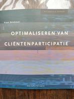 F. Brinkman - Optimaliseren van clientenparticipatie, Boeken, Politiek en Maatschappij, Nederland, Maatschappij en Samenleving