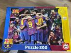 FC Barcelona puzzel 200 stukjes, Ophalen, Meer dan 50 stukjes, Zo goed als nieuw, 6 jaar of ouder