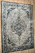 Vloerkleed Persia Tabriz Grijs/Groen 160x230 cm, Ophalen, Eigentijdse uitstraling, 150 tot 200 cm, 200 cm of meer