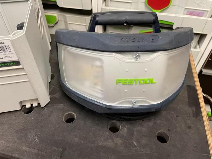 Festool Syslite duo 2 sets!., Doe-het-zelf en Verbouw, Bouwverlichting, Gebruikt, Overige typen, 200 tot 500 watt, Ophalen