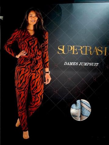 Nieuw met labels Supertrash XL 46 jumpsuit bruin zwart beschikbaar voor biedingen