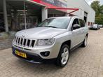 Jeep Compass 2.0 Limited - Leer - 18 inch - NAP - Inr Mog !, Auto's, 450 kg, Handgeschakeld, SUV of Terreinwagen, Zilver of Grijs
