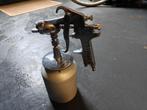 Verfpistool met onderbeker, Ophalen of Verzenden, Gebruikt, Verfspuit of Verfpomp