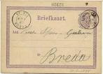 HEEZE BRIEFKAART  UIT 17.06.1875  via Eindhoven > Breda mnt, Verzenden, Voor 1920, Gelopen, Noord-Brabant