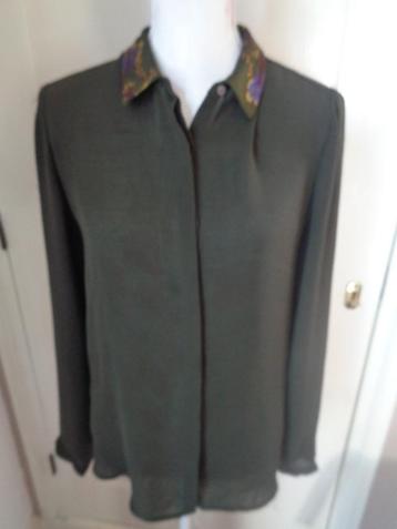 Scotch & Soda blouse met zijden kraag:mt 38/40 beschikbaar voor biedingen