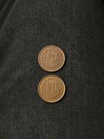 2x Espana 2005 , 5 euro cent, Postzegels en Munten, Ophalen of Verzenden