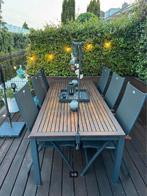 Hartman Sonata - Napoli tuinset 7-delig tuinset teak, Gebruikt, 6 zitplaatsen, Teakhout, Ophalen of Verzenden