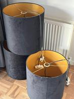 Lampenkappen, Huis en Inrichting, Lampen | Lampenkappen, Zwart, Rond, Ophalen of Verzenden, Zo goed als nieuw
