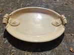 Retro vintage grote zware keramische sierschaal, bord, Ophalen of Verzenden
