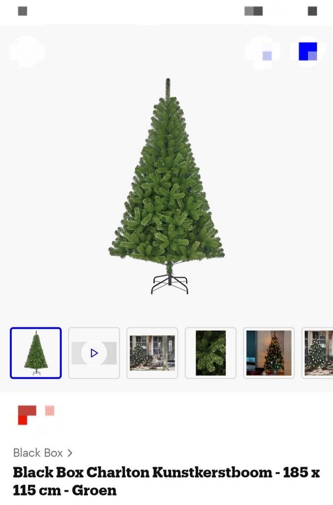 Kunst kerstboom, Ophalen