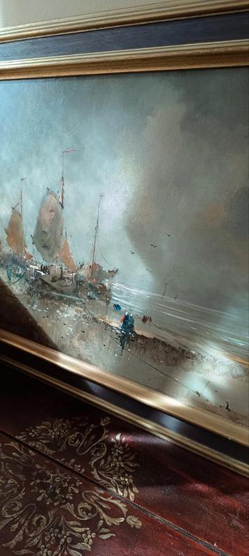 Zeegezicht J. van Dongen - Impressionistisch beschikbaar voor biedingen