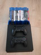 Ps4 1 tb met 2 controllers en 14 spellen, Spelcomputers en Games, Spelcomputers | Sony PlayStation 4, Ophalen, Met games, Met 2 controllers