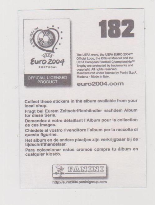 Panini stickers EK2004, EK 2004, Verzamelen, Sportartikelen en Voetbal, Zo goed als nieuw, Poster, Plaatje of Sticker, Buitenlandse clubs