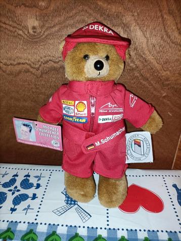 Michael Schumacher beer knuffel officiële 21 cm groot  beschikbaar voor biedingen