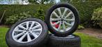 18" Audi Q3 F3 Tiguan Kodiaq velgen Continental all-season, 18 inch, Gebruikt, Banden en Velgen, Ophalen of Verzenden