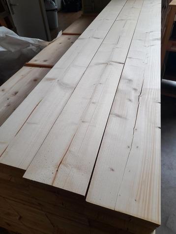 Geschaafde steigerplanken B-keus, steigerplanken, vuren hout beschikbaar voor biedingen