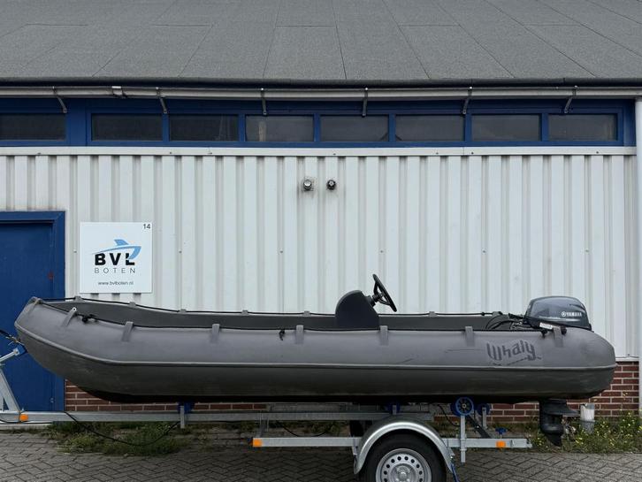 Whaly 435 consoleboot yamaha 9,9pk 2021 vaarklaar, Watersport en Boten, Sloepen, Gebruikt, Tot 10 pk, 3 tot 6 meter, Benzine, Overige materialen