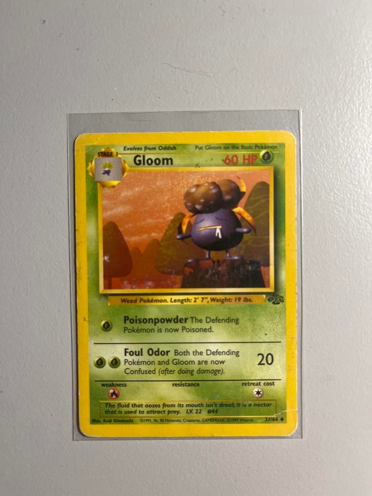 Gloom - Jungle set Pokemon kaart, Ophalen of Verzenden, Gebruikt, Losse kaart
