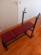 Bankdrukset met halters en ijzeren schijven, Sport en Fitness, Fitnessmaterialen, Ophalen, Halterset