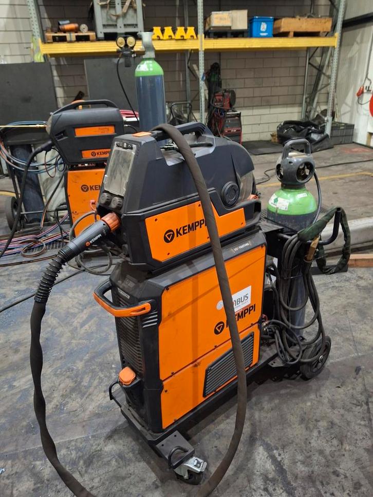 Kemppi X5 400 pulse mig zgan, Doe-het-zelf en Verbouw, Gereedschap | Lasapparaten, Zo goed als nieuw, Co2, 250 ampère of meer