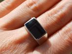 Vanoli 925 zilveren heren ring met onyx maat 21, Sieraden, Tassen en Uiterlijk, Ringen, Vanoli, 20 of groter, Heer, Nieuw