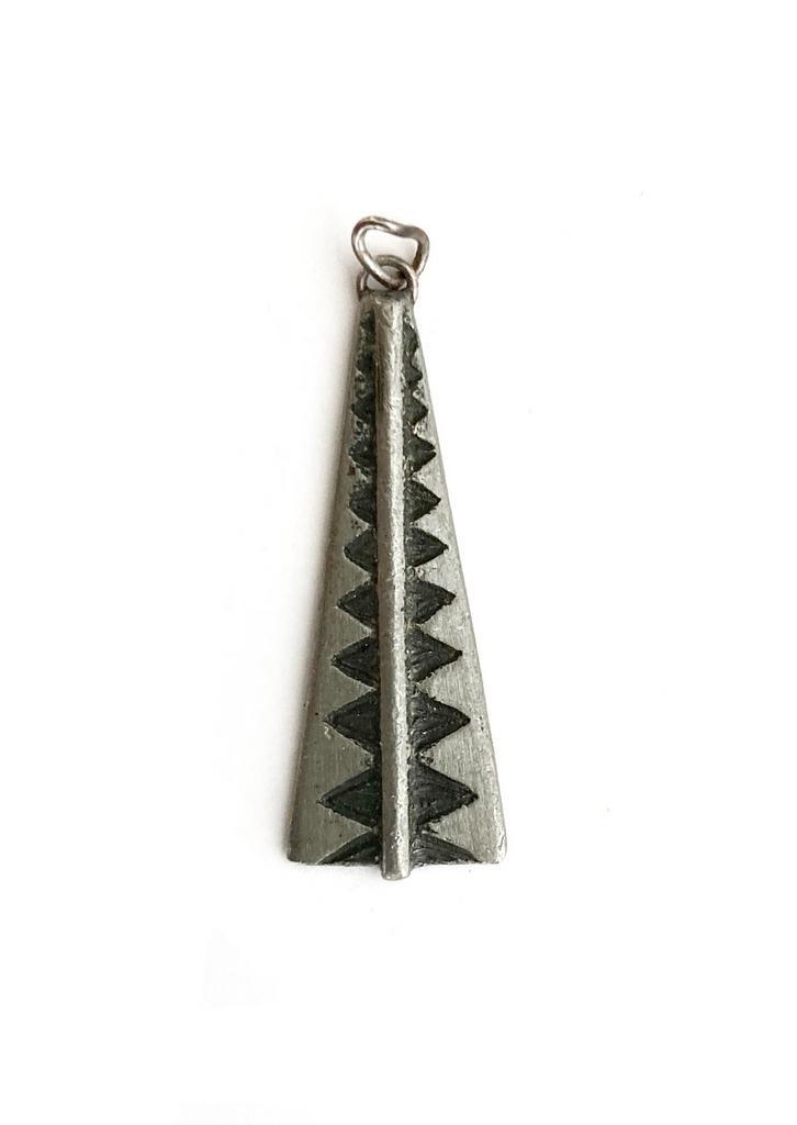 Erik Fransson - Modernistische, tinnen hanger - Zweden, Sieraden, Tassen en Uiterlijk, Kettinghangers, Overige materialen, Zilver