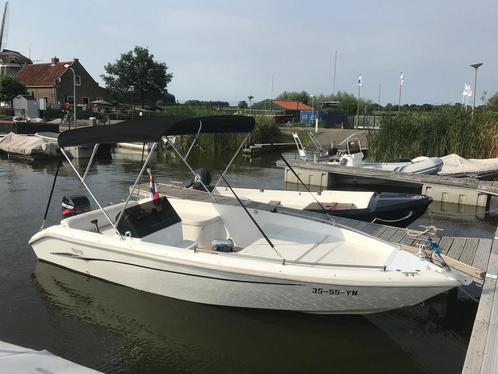 Aquamar 18ft consoleboot compl. trailer & audio installatie, Watersport en Boten, Vis- en Consoleboten, Gebruikt, 10 tot 30 pk