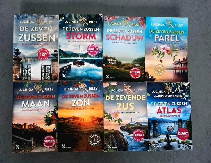 Lucinda Riley - De Zeven Zussen Serie, Boeken, Romans, Zo goed als nieuw, Nederland, Ophalen of Verzenden
