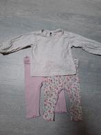 Setje met shirtje en 2 broekjes, Kinderen en Baby's, Babykleding | Maat 62, Meisje, Ophalen of Verzenden, Zo goed als nieuw, Setje