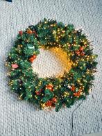 Grote krans met buitenverlichting, Ophalen, Zo goed als nieuw