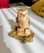 Mooi vintage uilen sculptuur beeldje Castagna, Ophalen of Verzenden, Zo goed als nieuw, Dier