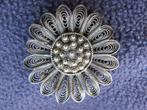 Antieke broche in filigrein werk - ca. 1900, Sieraden, Tassen en Uiterlijk, Antieke sieraden, Ophalen of Verzenden, Overige materialen
