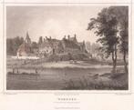Woerden Strafgevangenis Staalgravure Terwen 1858, Antiek en Kunst, Ophalen of Verzenden