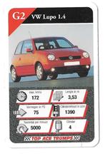 Kwartetkaart VW Lupo 1.4 Volkswagen, Ophalen of Verzenden, Zo goed als nieuw, Auto's