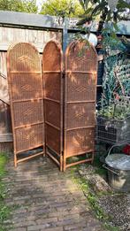 Vintage rotan boho kamerscherm/roomdivider 3x 50x1.70, Ophalen, Gebruikt