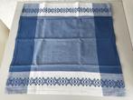 Theedoek - blauw - boorduursel aan de zijkanten, Huis en Inrichting, Keuken | Textiel, Ophalen of Verzenden, Nieuw, Blauw, Theedoek of Handdoek
