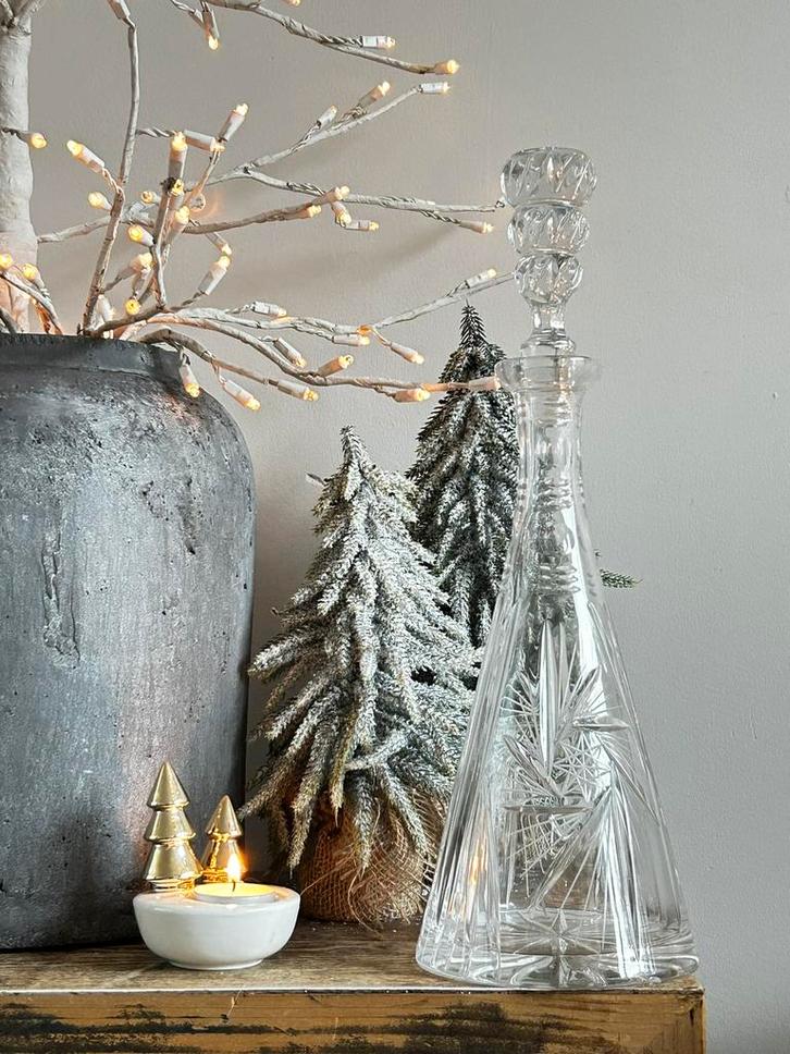 Prachtige vintage kristallen karaf, Antiek en Kunst, Antiek | Glas en Kristal, Ophalen of Verzenden