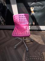 Mooie roze bureaustoel ikea, Ophalen, Zo goed als nieuw, Roze