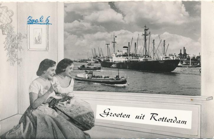 1178 Groeten uit Rotterdam, Verzamelen, Ansichtkaarten | Nederland, Zuid-Holland, Ophalen of Verzenden