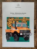 Brochure Mercedes-Benz Unimog U1400 - U1650 1999 nieuw, Nieuw, Mercedes-Benz, Mercedes, Ophalen of Verzenden