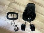 BO BIKE MINI ONE VOORZITJE EN WINDSCHERM (ZWART), Fietsen en Brommers, Fietsaccessoires | Fietsstoeltjes, Ophalen, Gebruikt, 9 t/m 18 kg