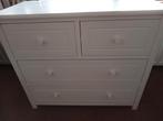Witte ladekast, Huis en Inrichting, Kasten | Ladekasten, Ophalen, 50 tot 100 cm, Zo goed als nieuw, 3 of 4 laden