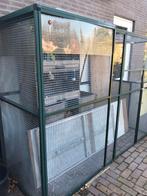 L vormige voliere, Ophalen of Verzenden, Zo goed als nieuw, Metaal, Volière
