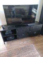 TV kast zwart metaal, Huis en Inrichting, Kasten | Televisiemeubels, Minder dan 100 cm, 25 tot 50 cm, Industrieel, 100 tot 150 cm