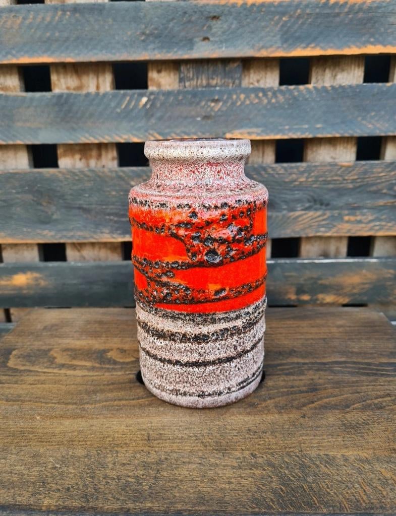 West Germany Lava Vaas - 18 cm hoog, Antiek en Kunst, Ophalen of Verzenden