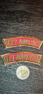 US Army USMC USAF USN Viet-Nam Vietnam Scroll Patch 1967/196, Ophalen of Verzenden, Landmacht, Amerika, Embleem of Badge