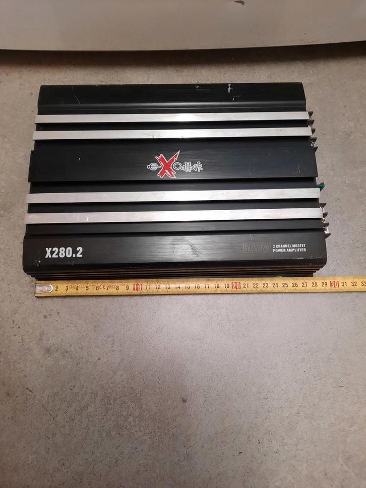 Caliber mosfet  autoradioversterker versterker, Auto diversen, Autospeakers, Gebruikt, Ophalen of Verzenden